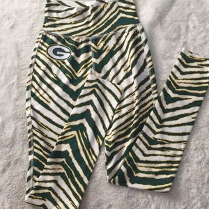 NWOT Green bay packer full length leggings